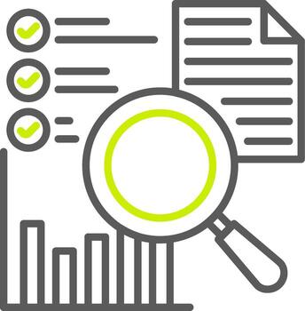 Exploratory Analysis Versatile Web Graphic vector