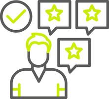 Feedback Bold Shape Icon vector