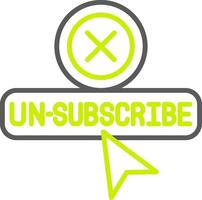 Unsubscribe Elegant Grid Pattern vector
