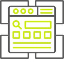 Regression NextGen Line Drawing vector