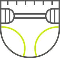 Diaper Clean Frame Graphic vector