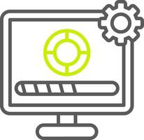 Installation Artistic UI Component vector