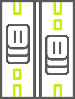 Motorway Optimized App Object vector