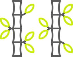 Bamboo Streamlined Tech Badge vector