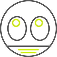 Googly Eyes Clean Badge Asset vector