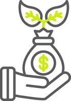 Investment Minimal UX Part vector