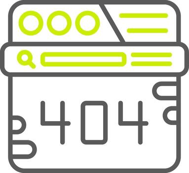 404 Error Custom Visual Mark vector