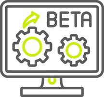 Beta Advanced Creative Piece vector