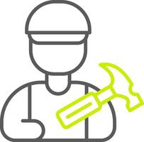 Carpenter Abstract App Mark vector