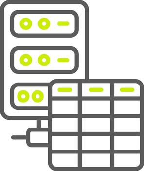 base de datos minimalista ui bloquear vector