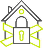 Eviction Dynamic Tech Badge vector