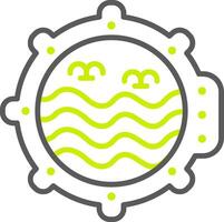 Porthole Highlighted UX Stamp vector