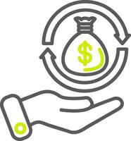 Return On Investment Elegant Tech Badge vector