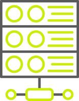 Server Abstract App Mark vector