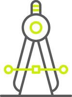 Compass Streamlined App Object vector