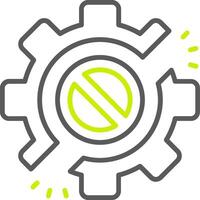 Disruption Bold Shape Icon vector