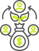 Investor Dynamic Web Graphic vector