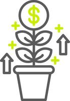 Money Tree Custom UX Asset vector