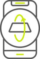 Tilt sensor 3D App Feature vector
