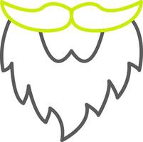 Beard Dynamic Web Graphic vector