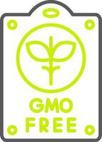 Gmo Free Advanced Visual Mark vector
