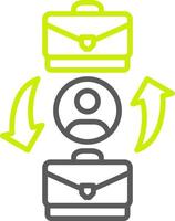 Job Rotation Polished Design Token vector
