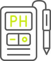 Ph Meter Dynamic Tech Badge vector