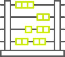 Abacus Sleek Icon Frame vector