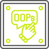Oops Neutral Icon Unit vector