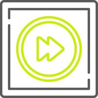 Fast Forward Streamlined App Object vector