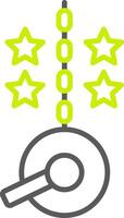 Gong Soft Tone Graphic vector
