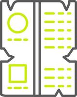 Hieroglyph Light Mode Icon vector