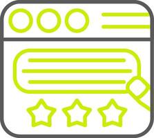 Rating Optimized Line Drawing vector