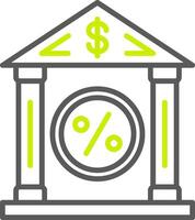 Bank Rate Advanced Tech Badge vector