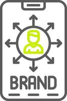 Viral Highlighted UX Stamp vector