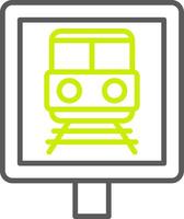 Train Station Smart Visual Mark vector