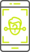 Face Id Optimized Visual Mark vector