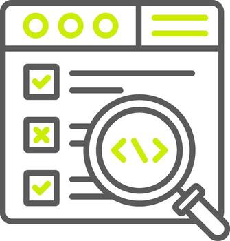 Code Review Optimized Visual Mark vector