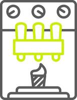 Ice Cream Maker Advanced Tech Badge vector