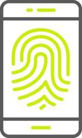 Mobile Password Polished Interface Symbol vector