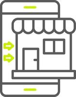 Online Shop FutureReady App Mark vector