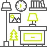 Nightstand Minimal UX Part vector