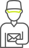 Postman Optimized Creative Piece vector