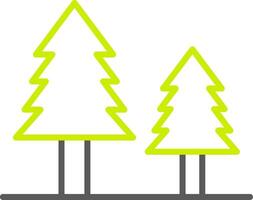 Pine Clean Frame Graphic vector