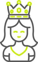 Queen Custom Tech Badge vector