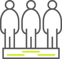 Employee Simple Web Tag vector
