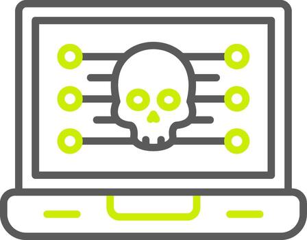 malware personalizado visual marca vector