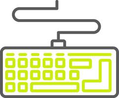 Keyboard Streamlined Interface Symbol vector