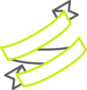 Ribbon Folds Optimized Web Graphic vector