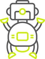 Robot Subtle Interface Detail vector